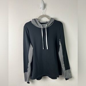Under Armour Black & Gray Loose Fit Activewear Walking Hiking Running Hoodie
